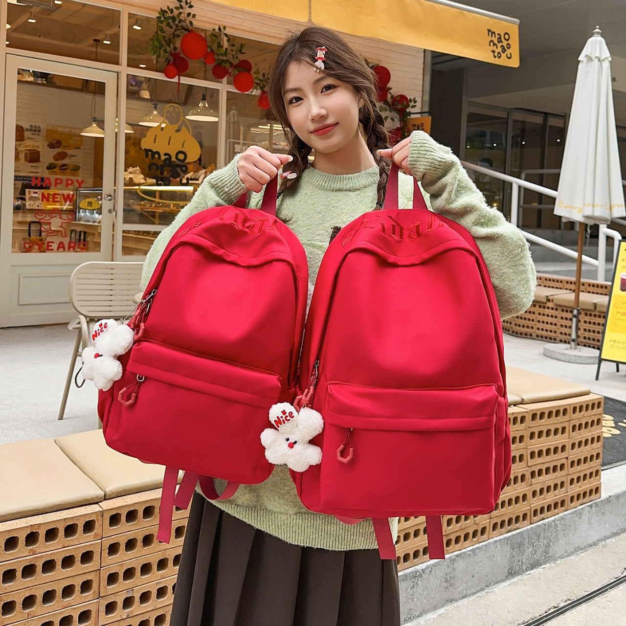 Female Niche Korean Style Good-looking College Fresh Backpacks
