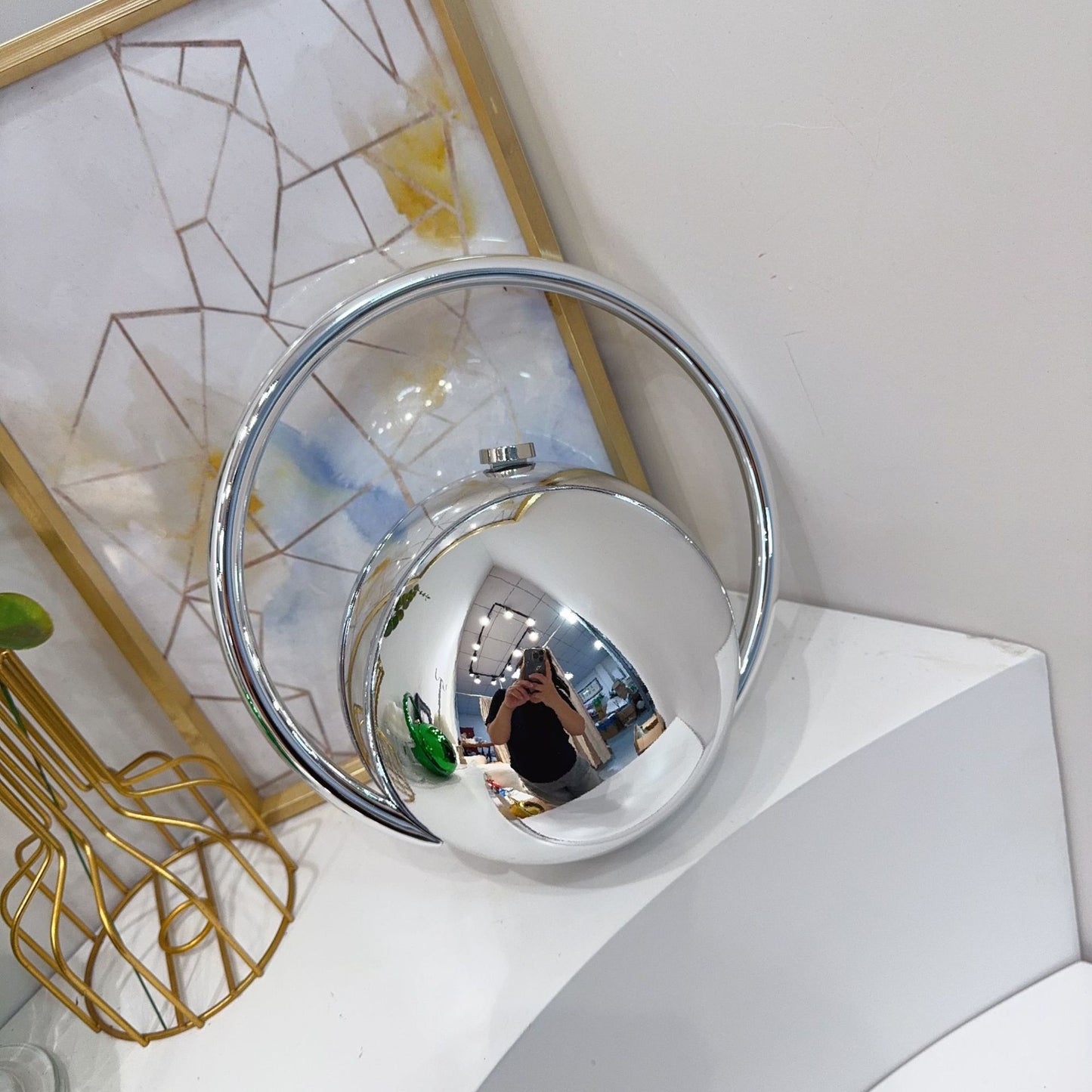 High Sense Technology Spherical Dinner Electroplating Simple Bags