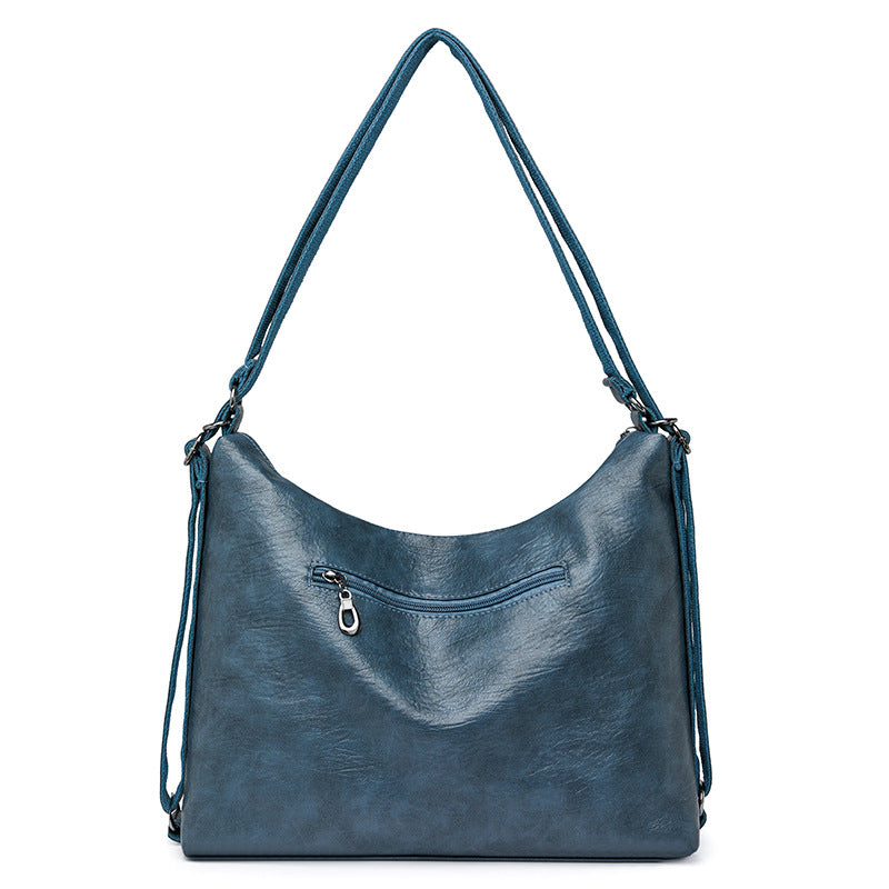 Women's Large Capacity Retro Soft Leather Fashion Shoulder Bags