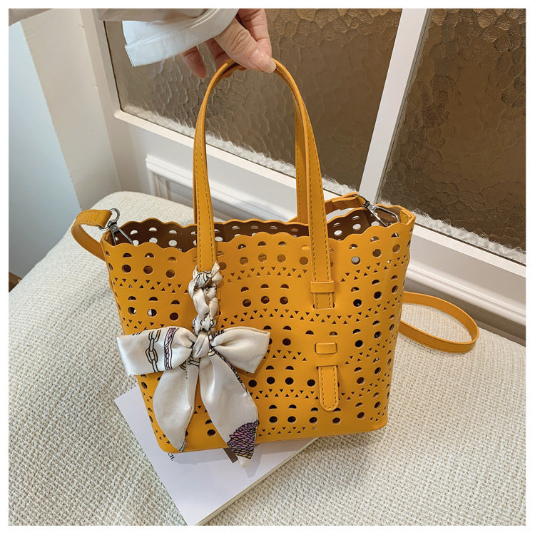 Women's Summer Hollow Fashion Korean Style Portable Women's Shoulder Bag
