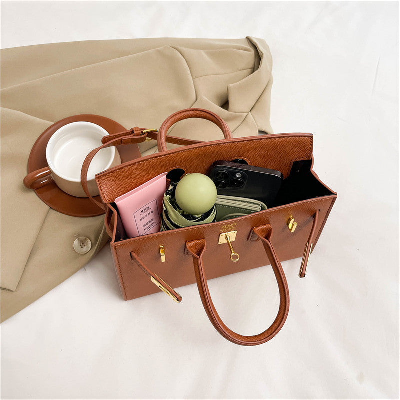 Women's Retro Classic Portable Kelly Fashion Twist Women's Handbag
