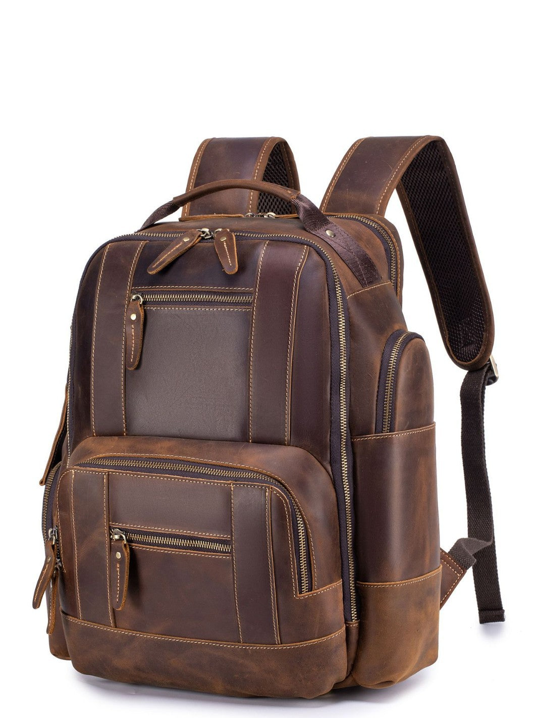 Men's Horse Leather First Layer Cowhide High-grade Commuter Bags