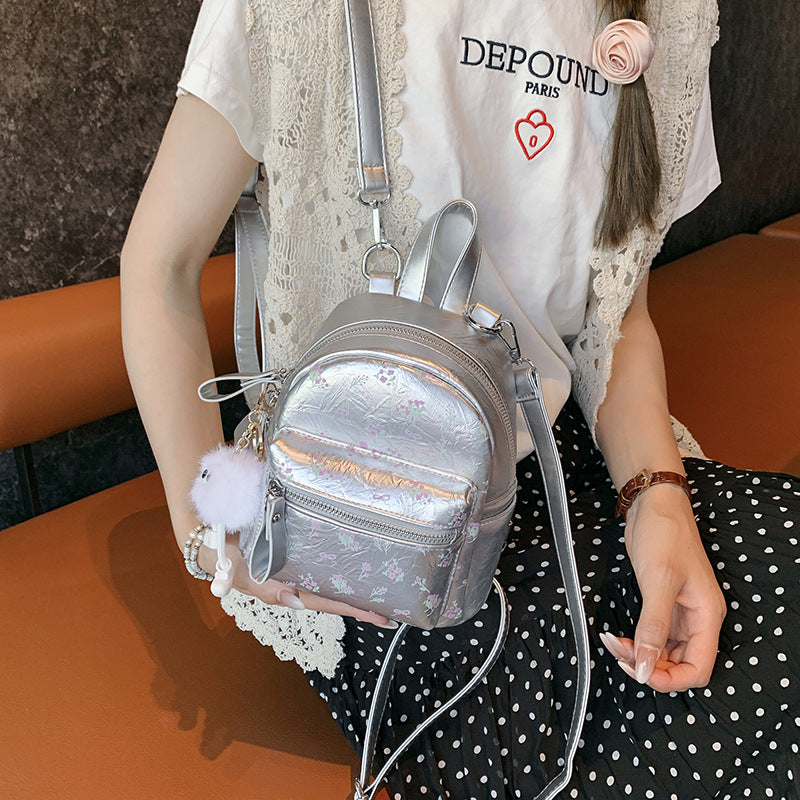 Women's Printed Double Cute Wild Simple Women's Backpack