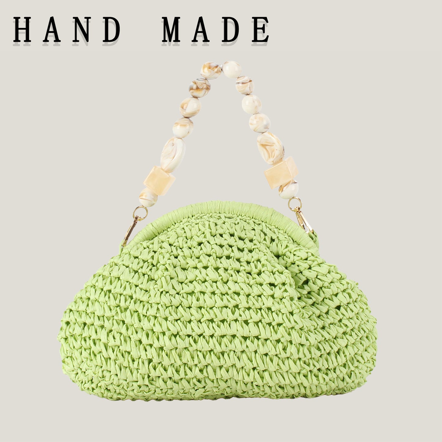 Women's Simple Woven Seaside Vacation Daily Leisure Women's Handbag