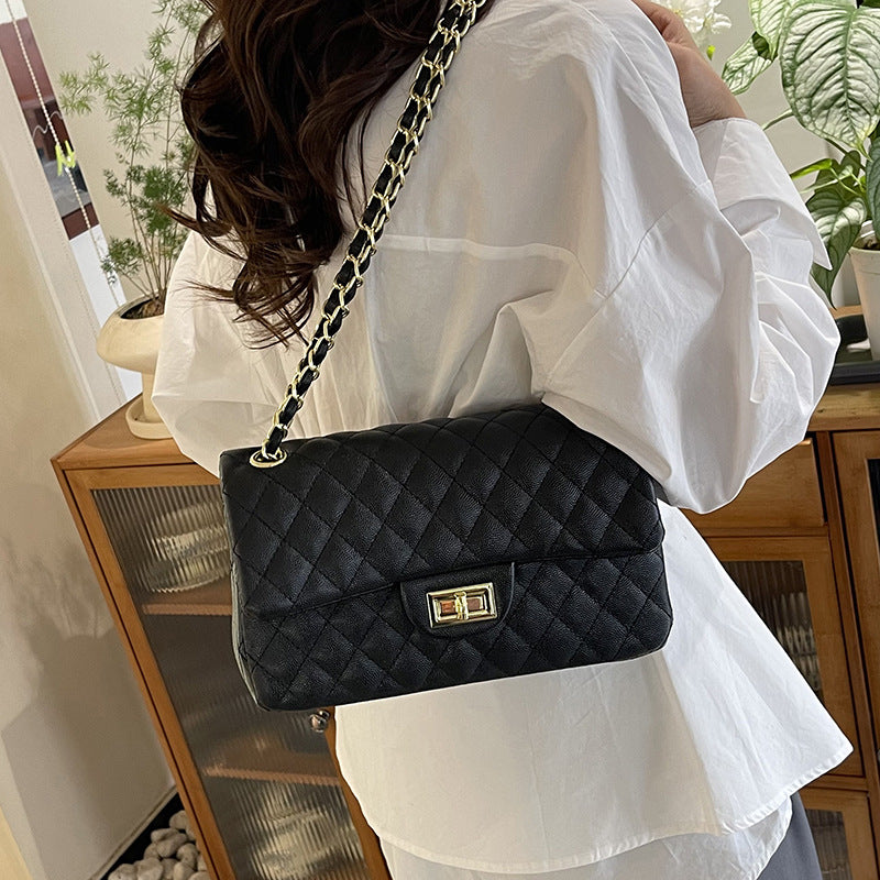 Women's Trendy Fashion Niche Textured Western Style Small Square Bags