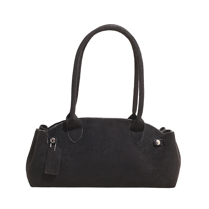 Women's Retro Suede For Light Luxury Minority High-grade Daily Women's Shoulder Bag