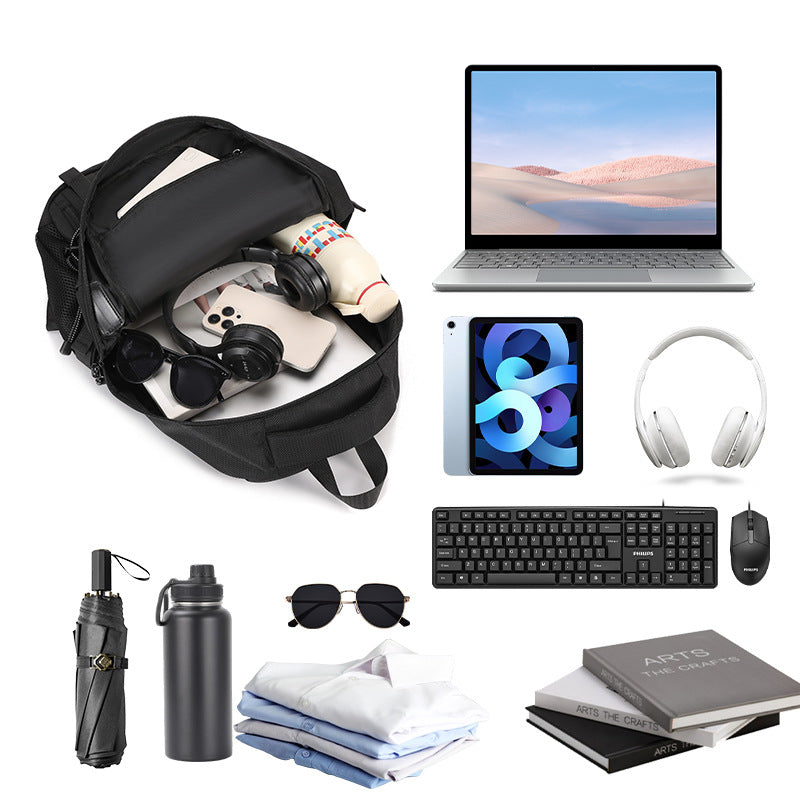 Men's Super Large Capacity High Sense Business Light Leisure Backpack