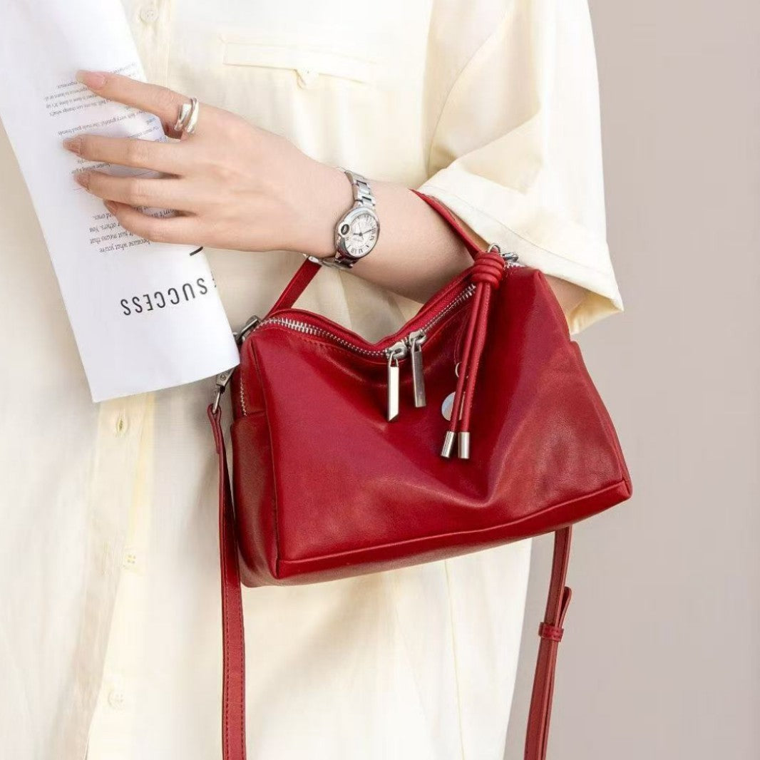 Women's Genuine Leather Pouch Spring Soft Pendant Women's Messenger Bag