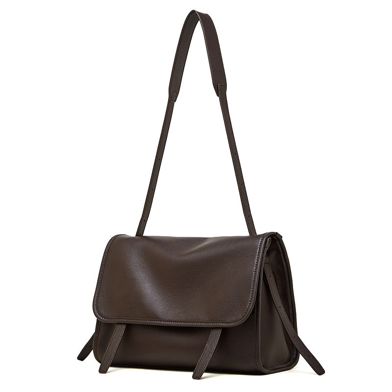 Graceful Calf Leather Vintage For Genuine Women's Shoulder Bag