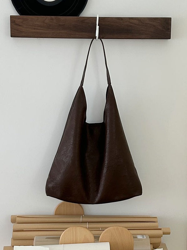 Women's Large Capacity Korean High-grade Trendy Commute Tote Bags