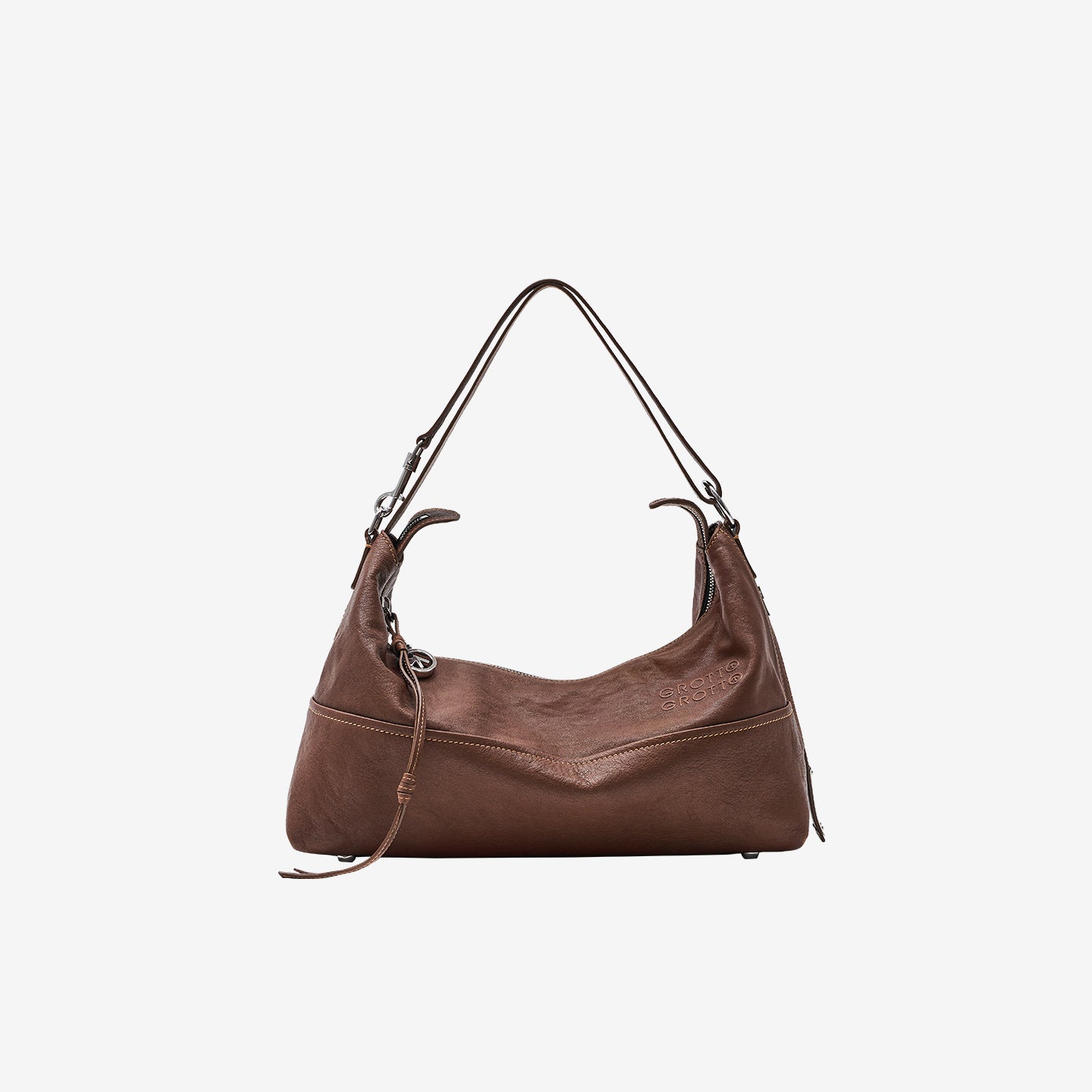 Le Cowhide Leather Large Capacity Commuter Women's Shoulder Bag