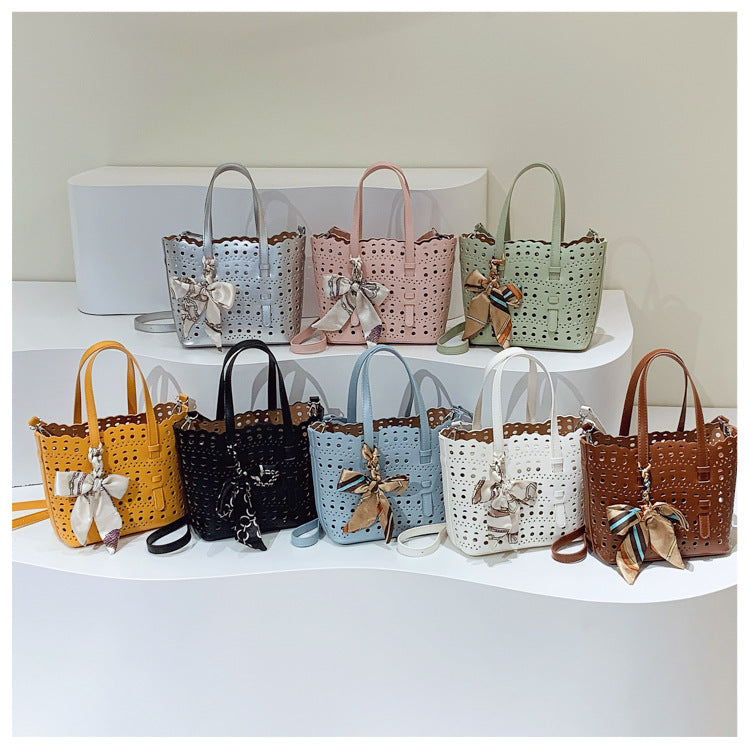 Women's Summer Hollow Fashion Korean Style Portable Women's Shoulder Bag