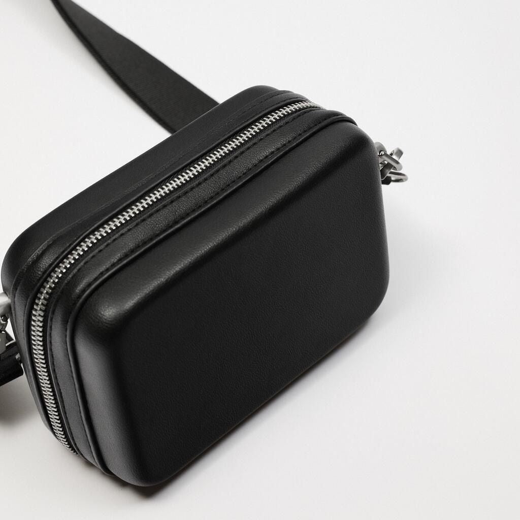 Men's Black Two-piece Hard Mini Fashion Men's Messenger Bag