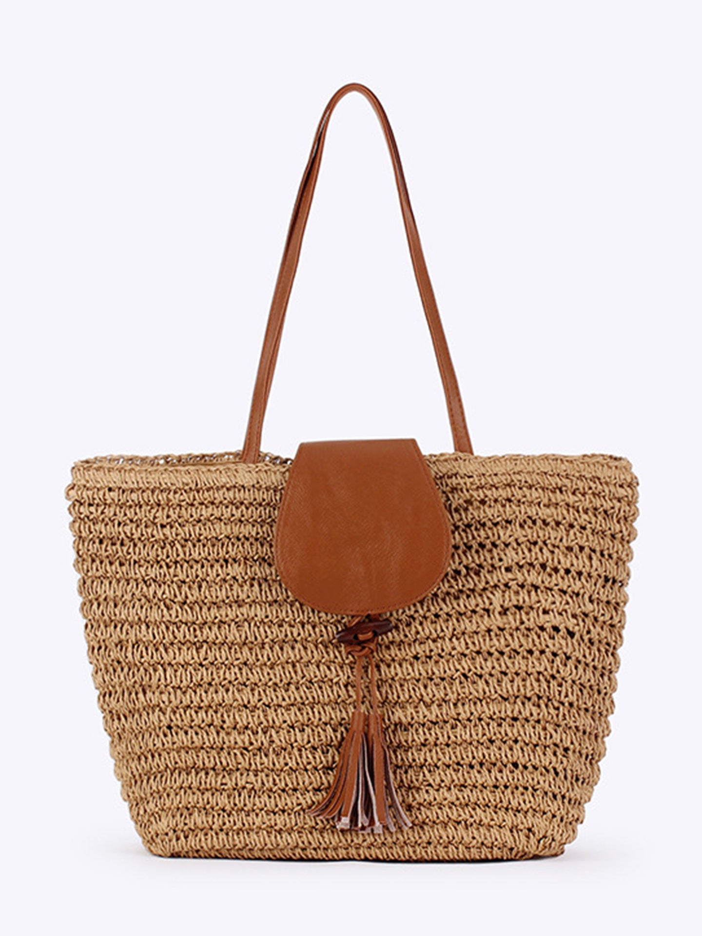 One Woven Daily Leisure Seaside Vacation Versatile Women's Shoulder Bag