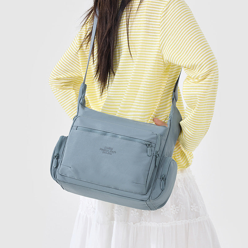 Women's Capacity Outdoors Commute Nylon Cloth Mobile Women's Shoulder Bag