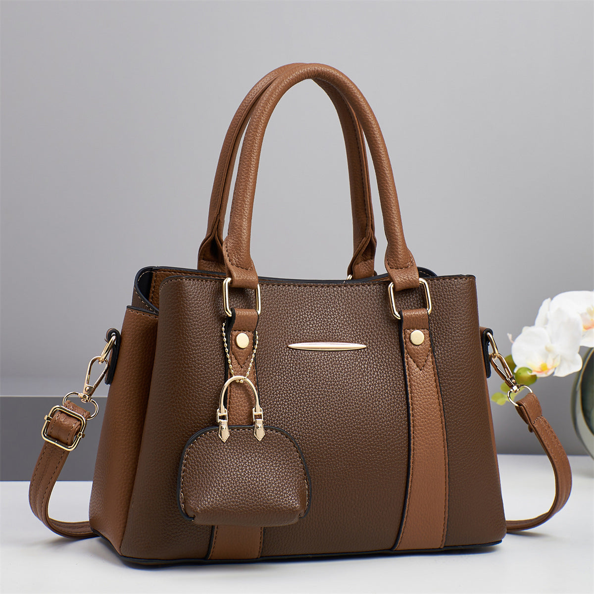 Women's Mother Fashion Soft Leather Large Capacity Women's Handbag