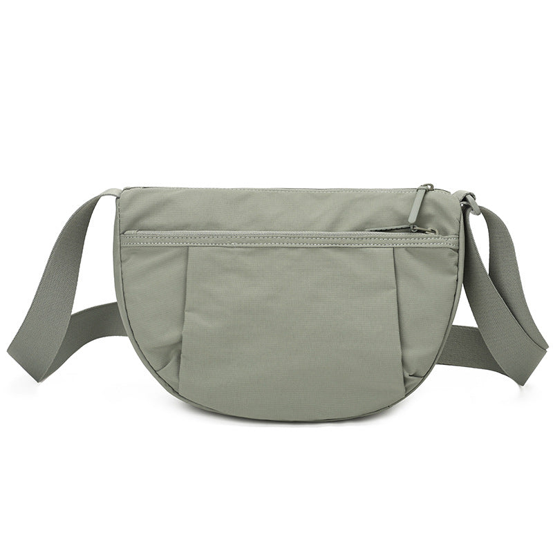 Women's Simple Nylon Cloth Light Luxury Minority Korean Dumplings Large Women's Shoulder Bag