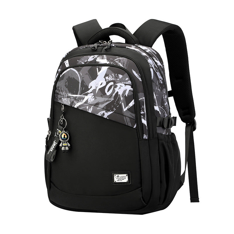 Men's High Junior Large Capacity Fashion Trendy Leisure Backpack
