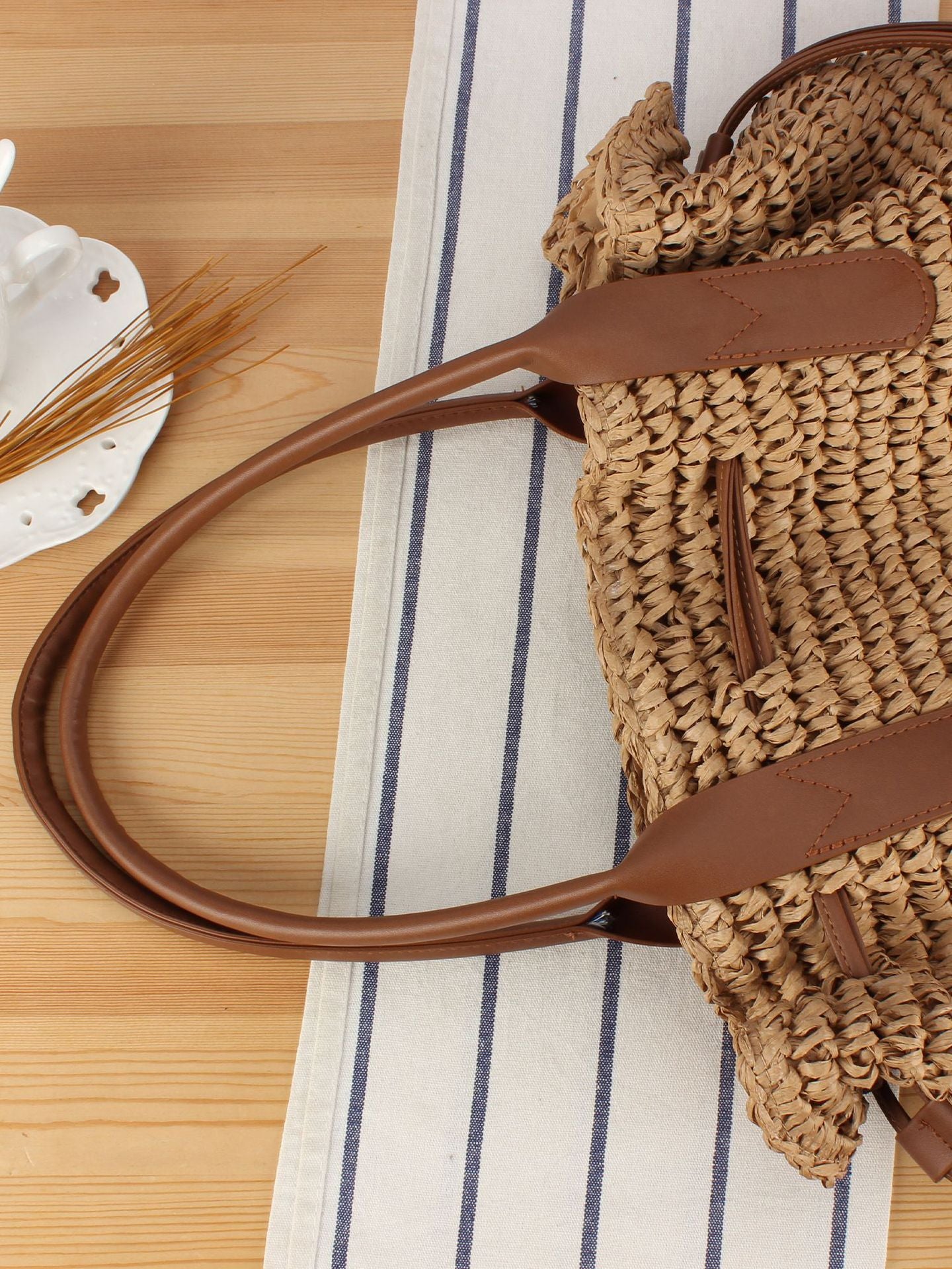 Women's Large Capacity Hand-woven Seaside Vacation Beach Bags