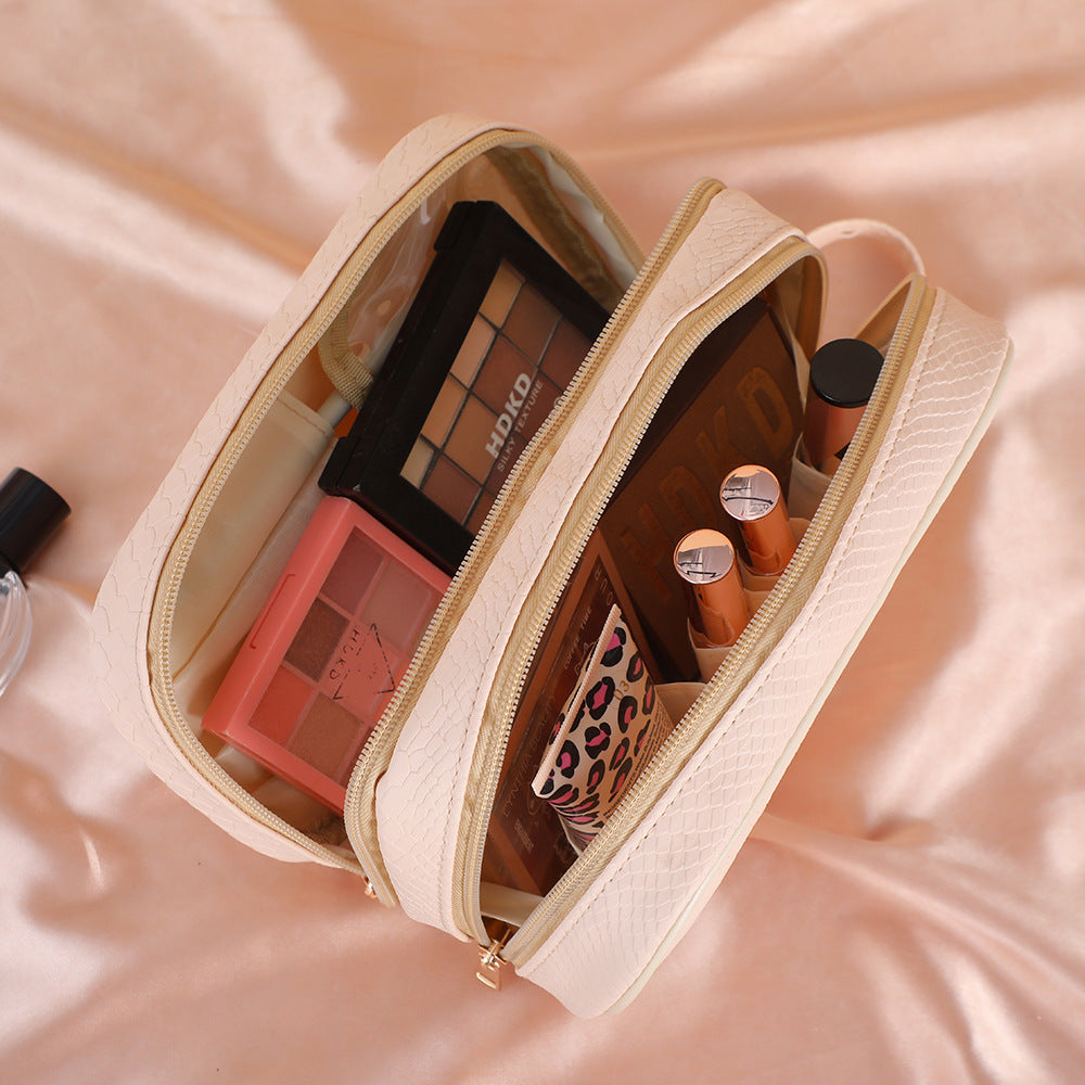 Women's Portable Hand-held Make-up Large Capacity Cosmetics Bags