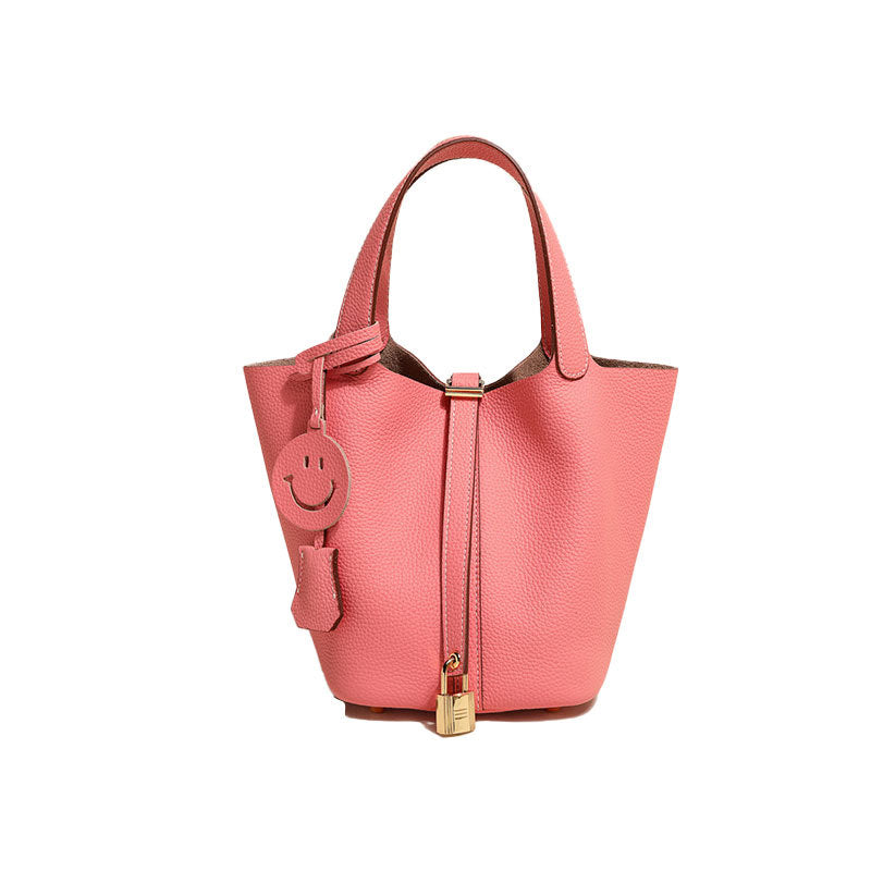Women's Vegetable Basket Summer Imported Cowhide Handbags