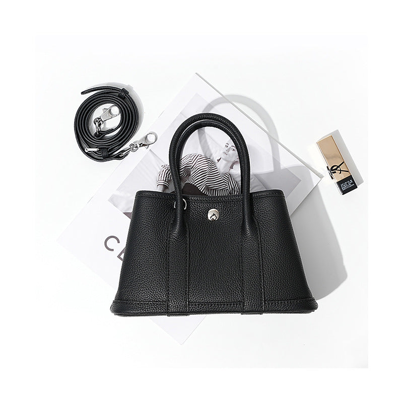 Women's Layer Cowhide Commuter Large Capacity Genuine Leather Women's Handbag