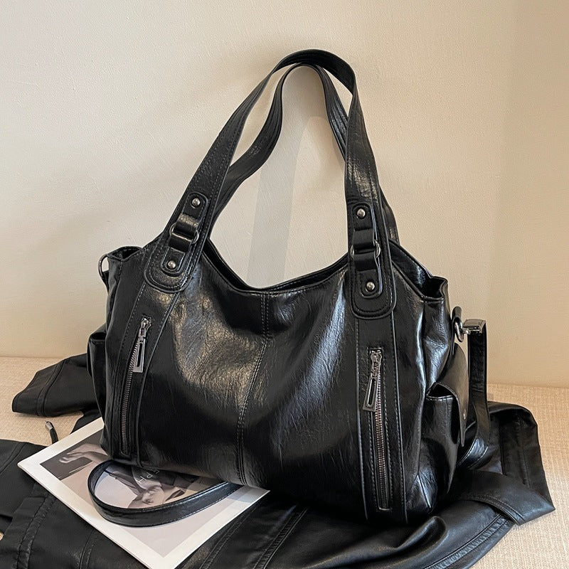 Women's Commuter Retro Large Capacity Fashion Simple Women's Messenger Bag