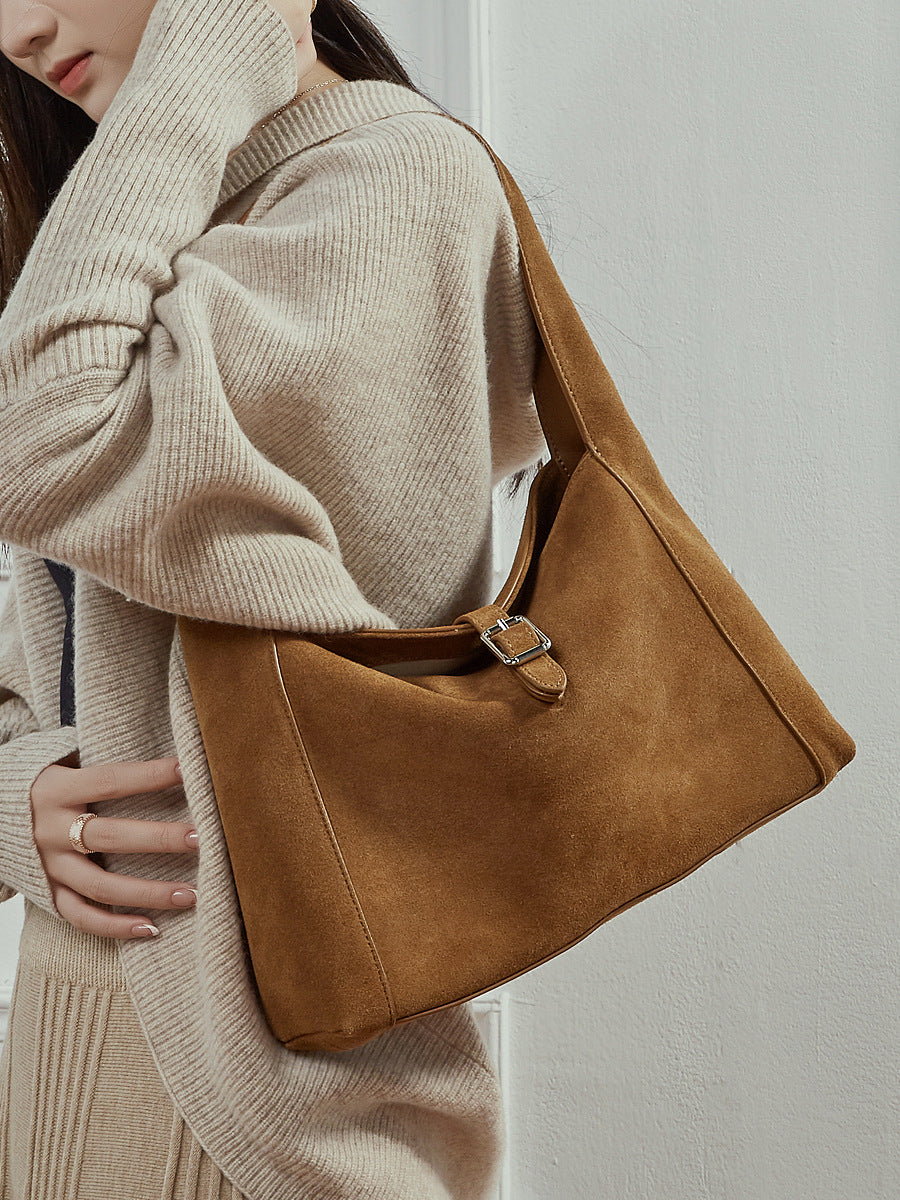 Women's High-grade Matte Texture Underarm For Large Women's Shoulder Bag