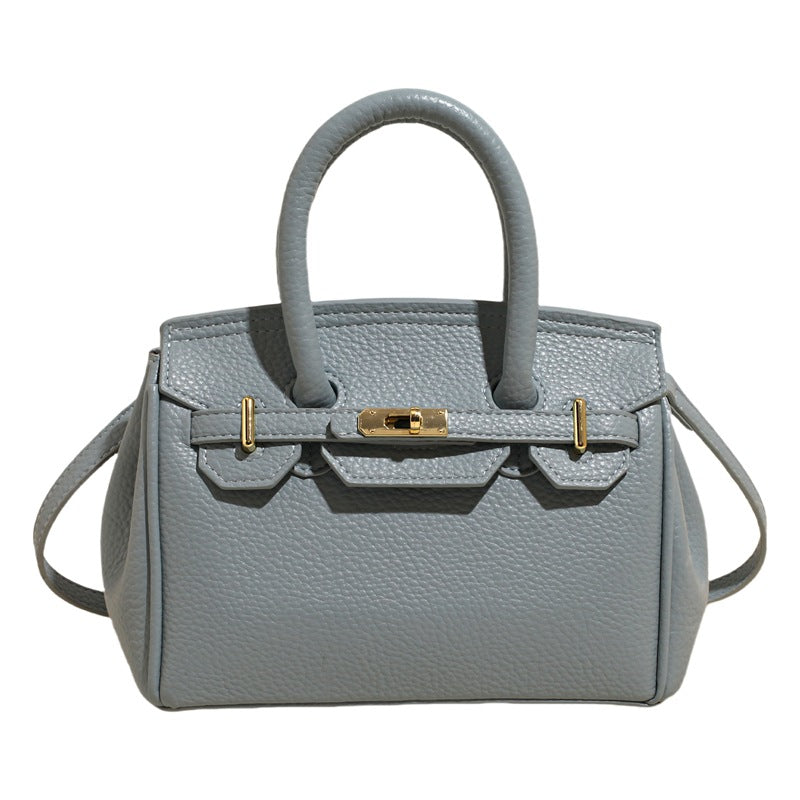 Women's Quality Litchi Pattern Portable Temperament Wild Women's Messenger Bag
