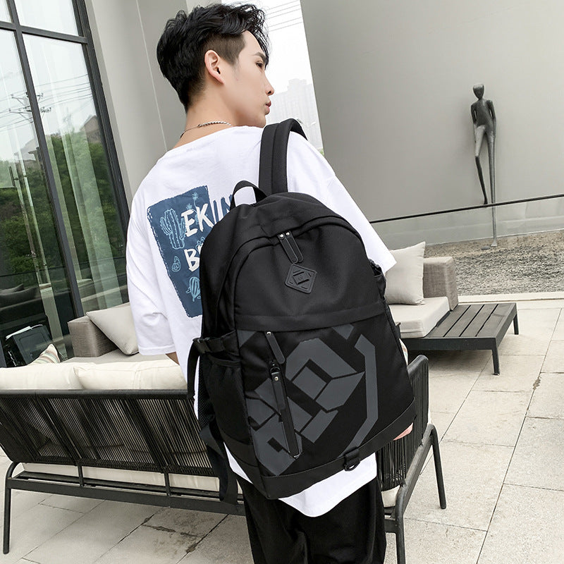 Men's Trendy Korean Fashion Early High Leisure Backpack