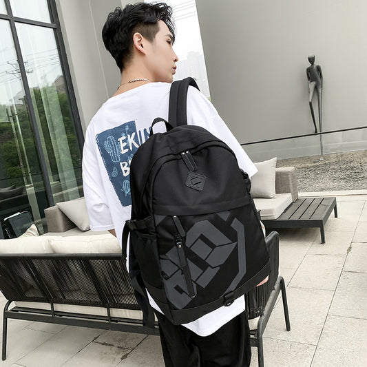 Men's Trendy Korean Fashion Early High Leisure Backpack
