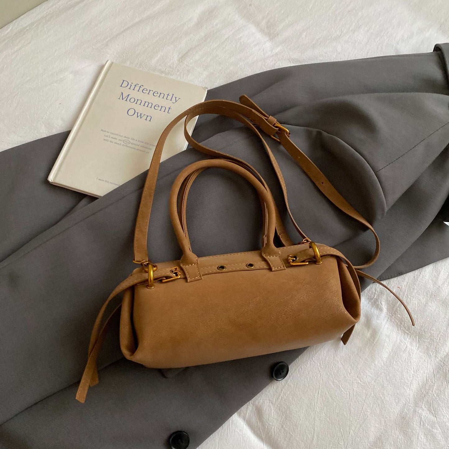 Style Retro Minority Portable Baguette Female Stylish Unique Bags