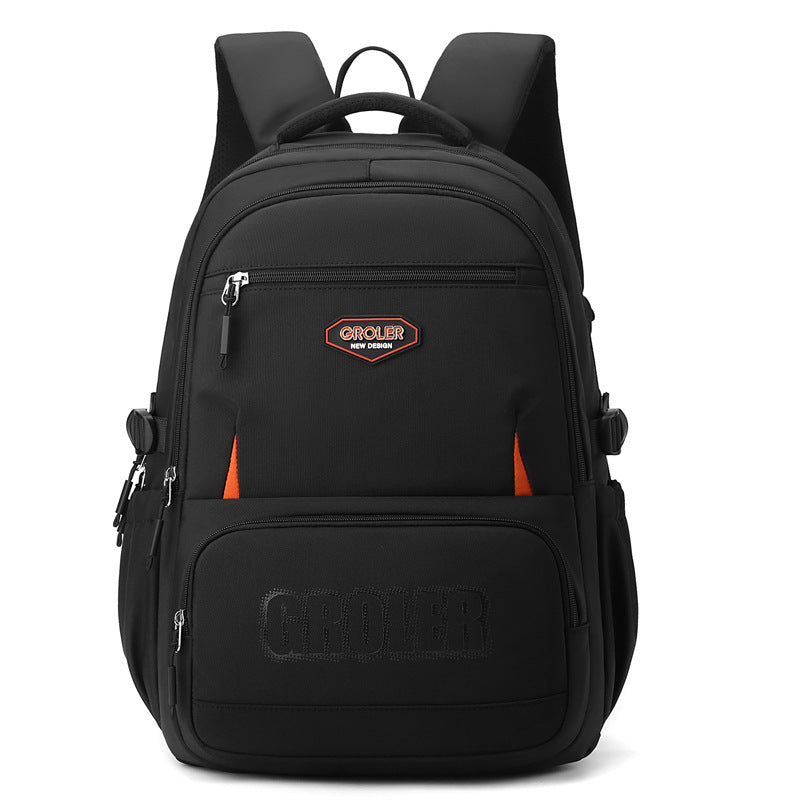 Men's Large Capacity College Simple Computer Business Leisure Backpack