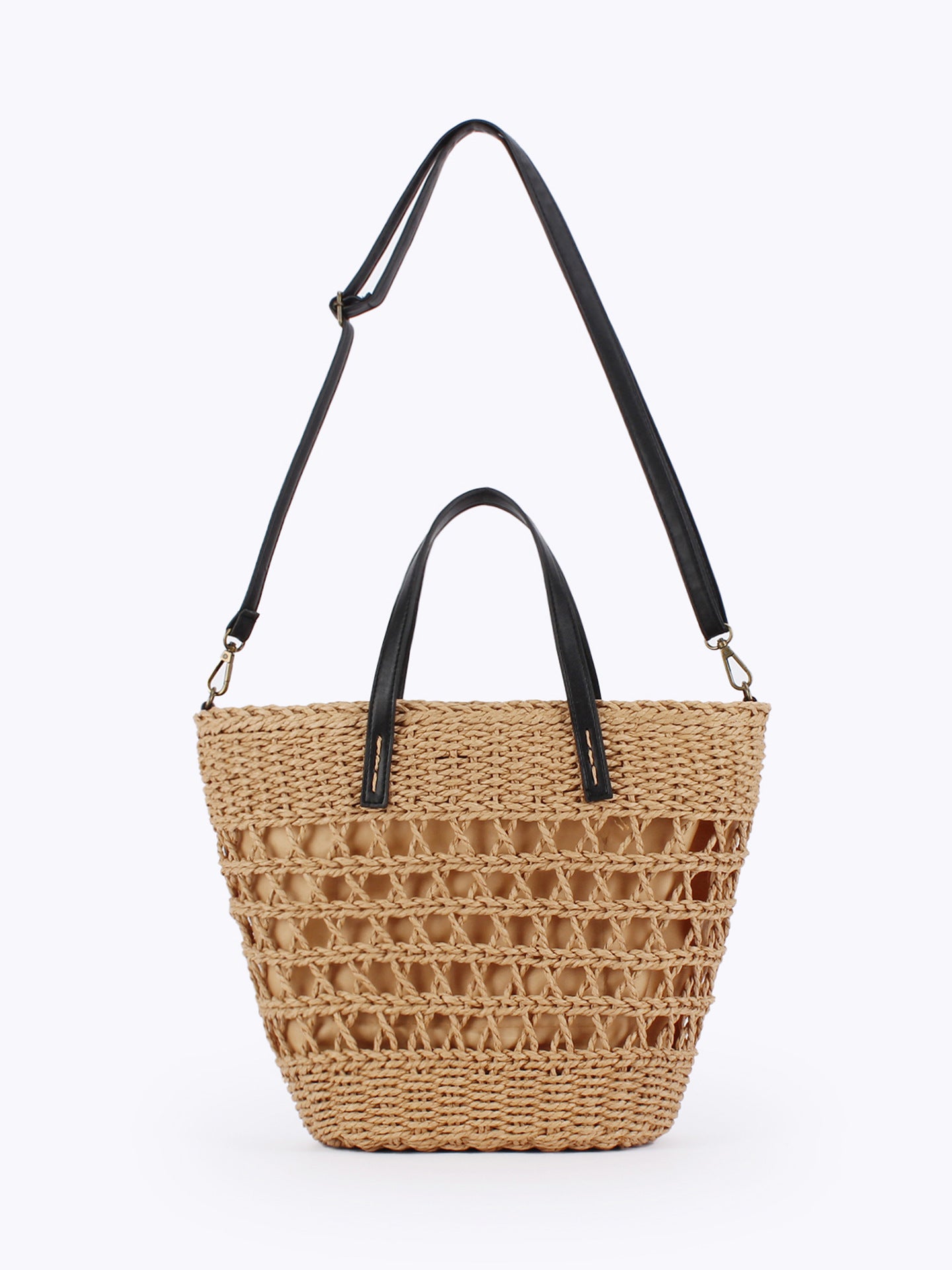 Hollow Woven Retro Beach Seaside Vacation Women's Messenger Bag