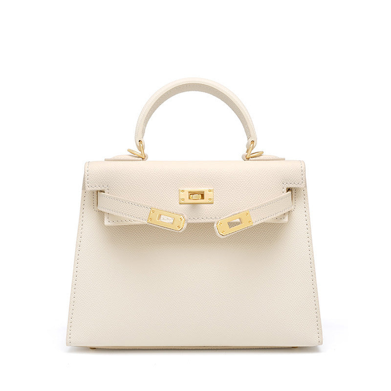 Women's Fashion Cattlehide Leather High-grade Genuine Kelly Women's Handbag