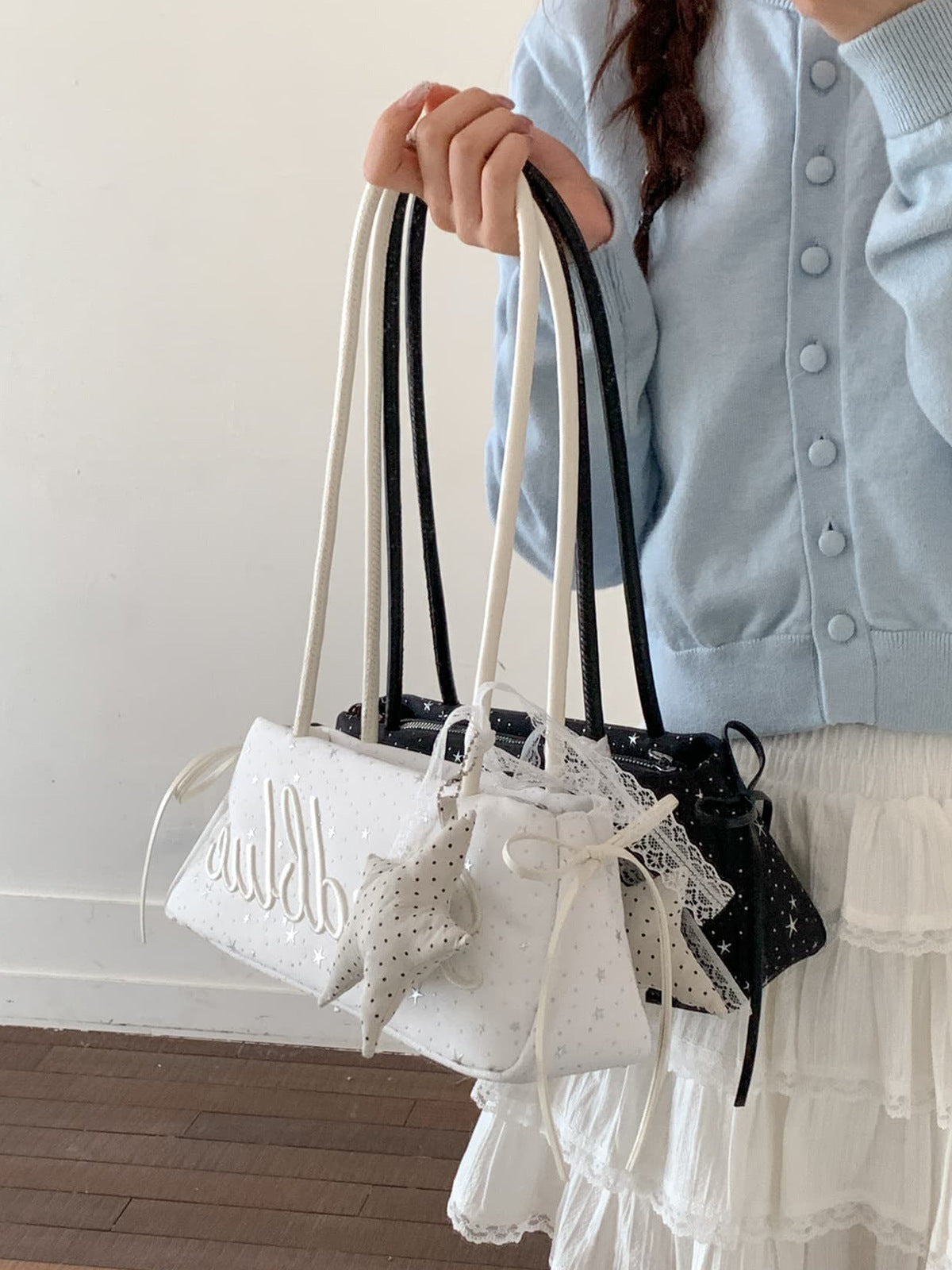 Graceful Durable Sweet Outing Fashion Baguette Bags