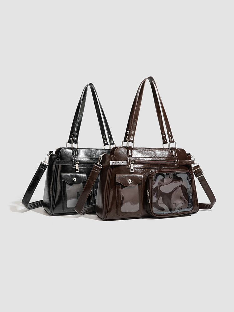 Large Capacity Two-dimensional Uniform Cartoon Fashion Simple College Style Tote Bags