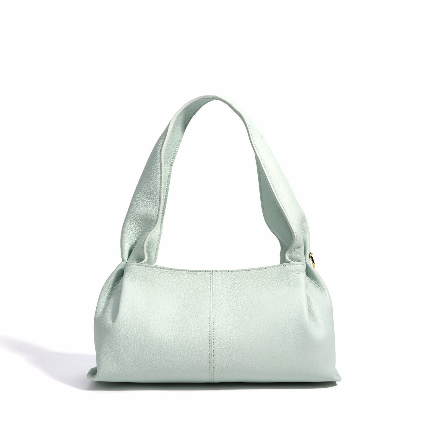 Korean Style Design Genuine Leather Commuter High-grade Cloud Baguette Shoulder Bags