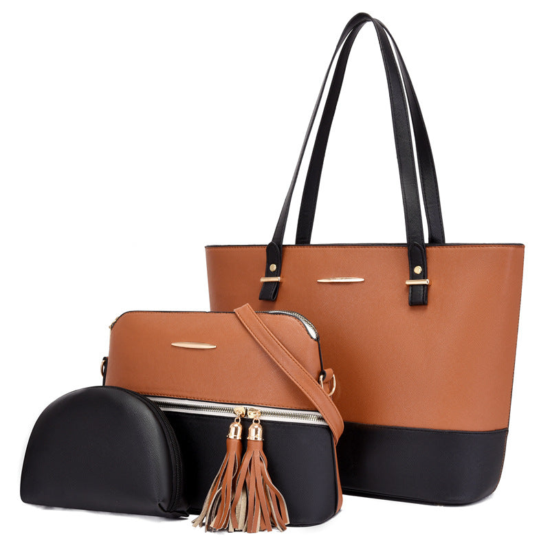 Women's Fashion Springtide Korean Style Three-piece Set Shoulder Bags