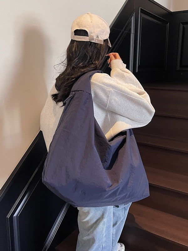 Idle Style Versatile Nylon Fashion Simple Women's Shoulder Bag