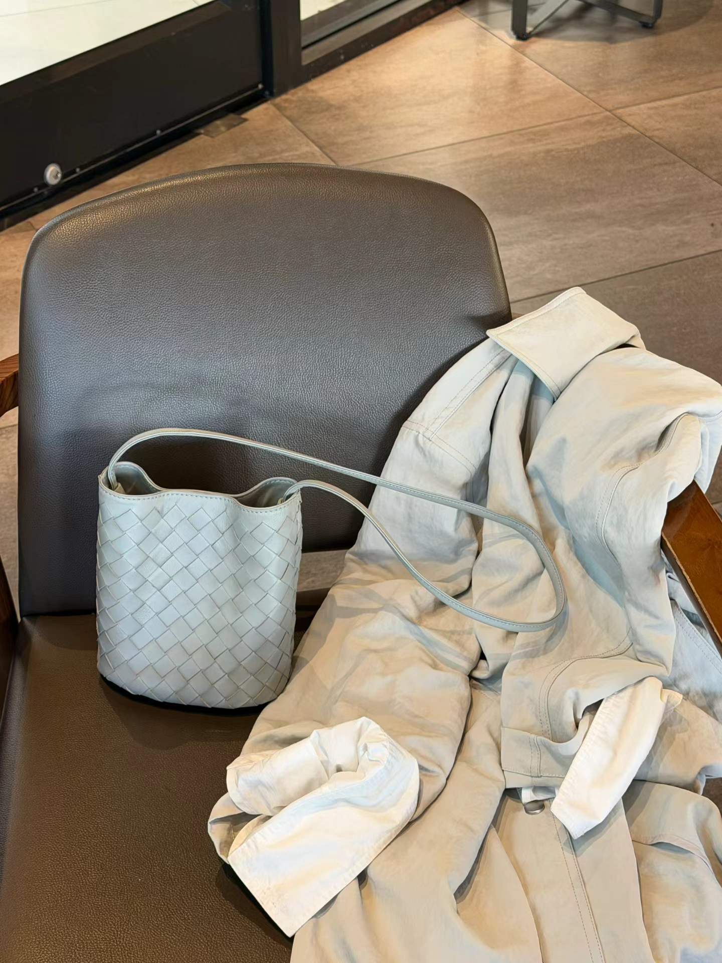 Women's Summer Sheepskin Commuter Woven Niche Women's Shoulder Bag