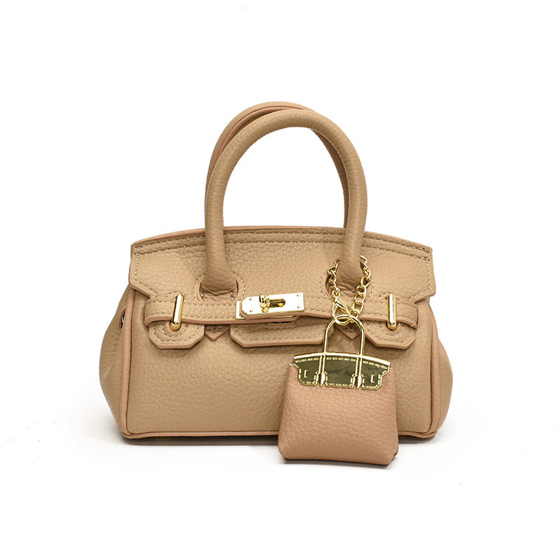 Women's Contrast Color Portable Design Large Capacity Women's Shoulder Bag