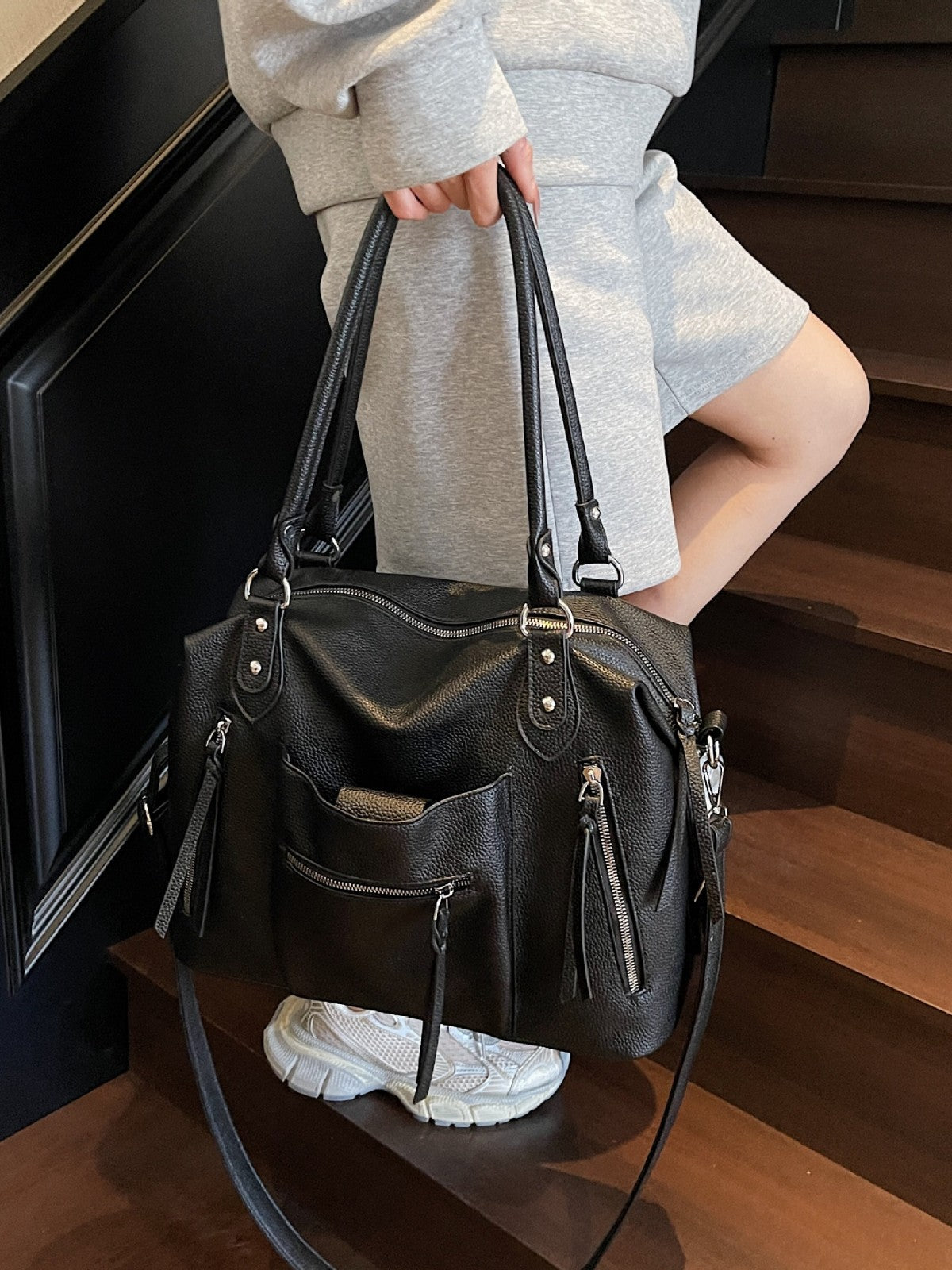 Women's Trendy Large Capacity High-grade Versatile Fashion Tote Bags