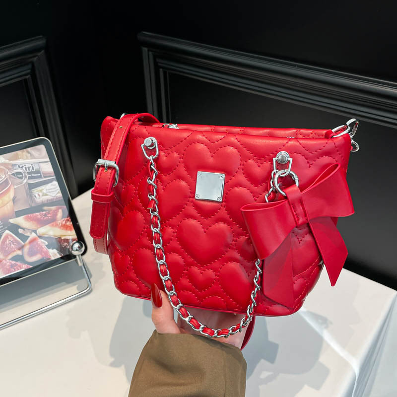 Women's Embroidery Thread Spring Discount Promotion Bucket Bag