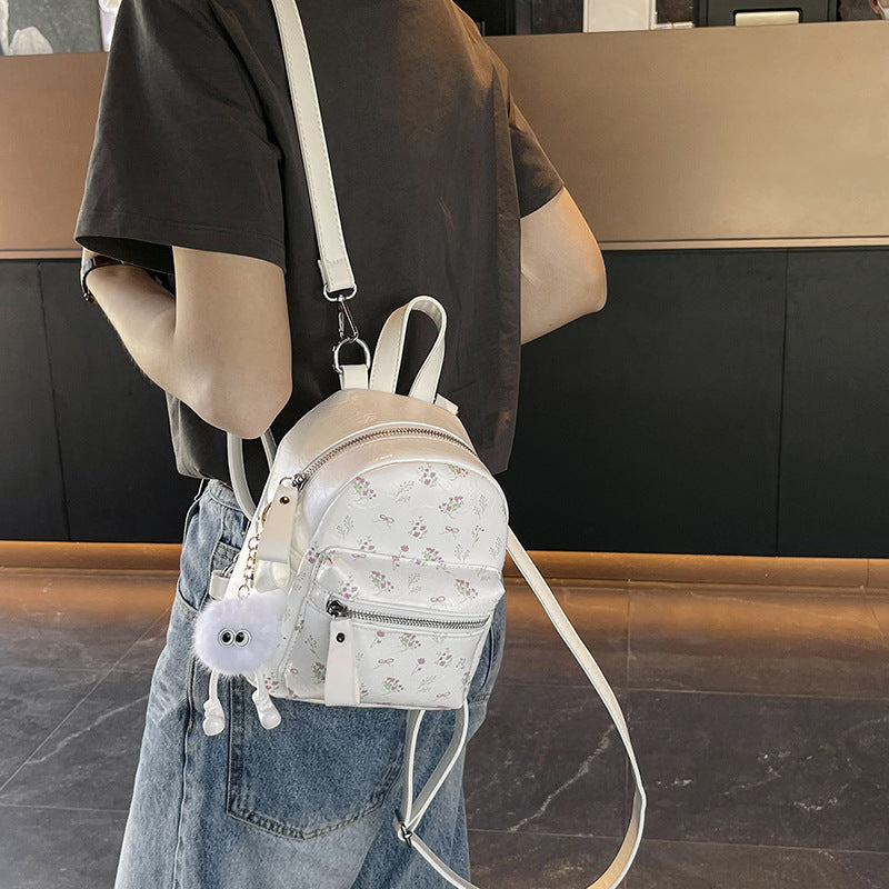 Women's Printed Double Cute Wild Simple Women's Backpack