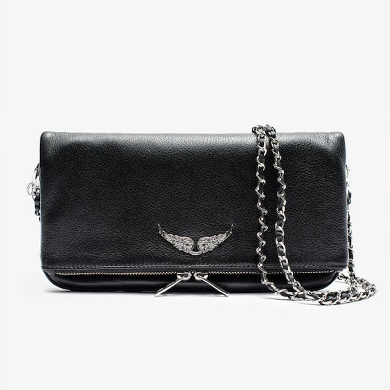 Women's Fashion Black Vintage Luxury Design Women's Messenger Bag