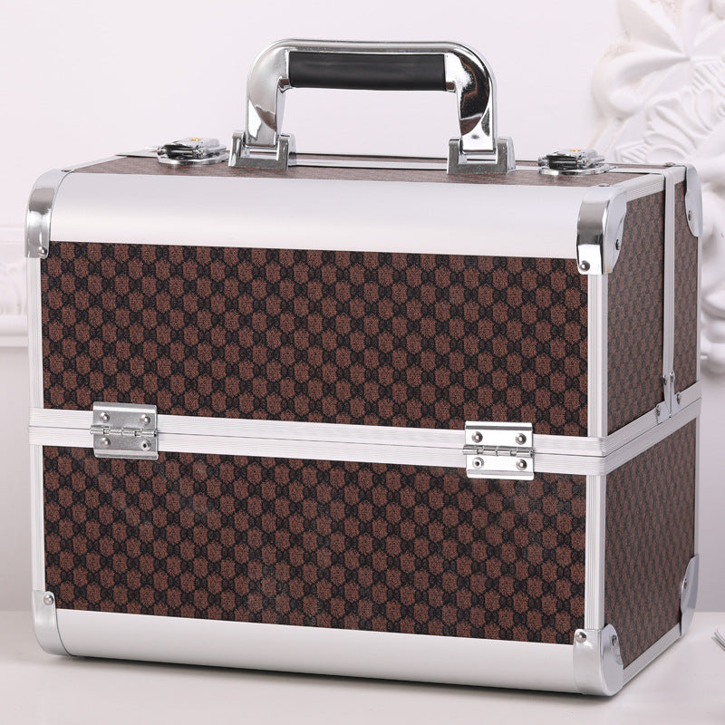 Tattoo Toolbox Large Capacity Makeup Fixing Artist Eyelash Beauty Manicure Cosmetic Case