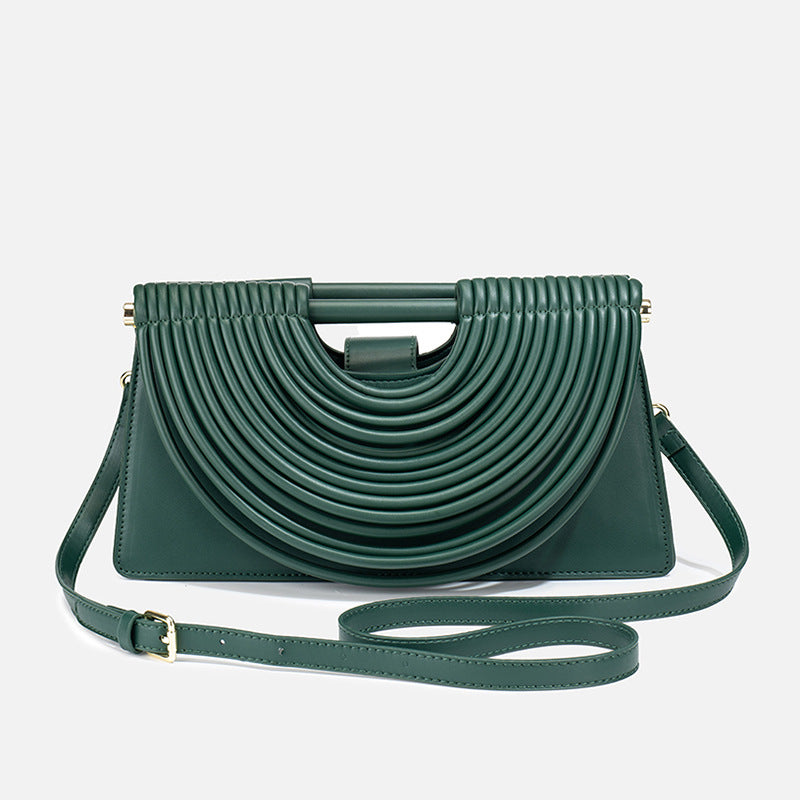 Women's Woven Clutch Fashion Personality Trend High-grade Small Square Bags