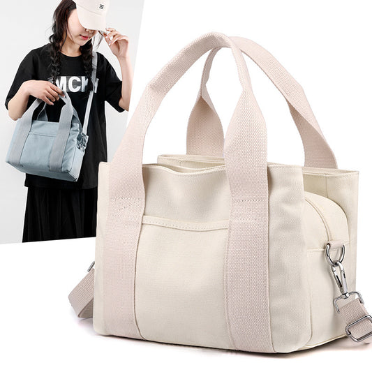 Women's Canvas Portable Lunch Large Capacity Fashion Bags