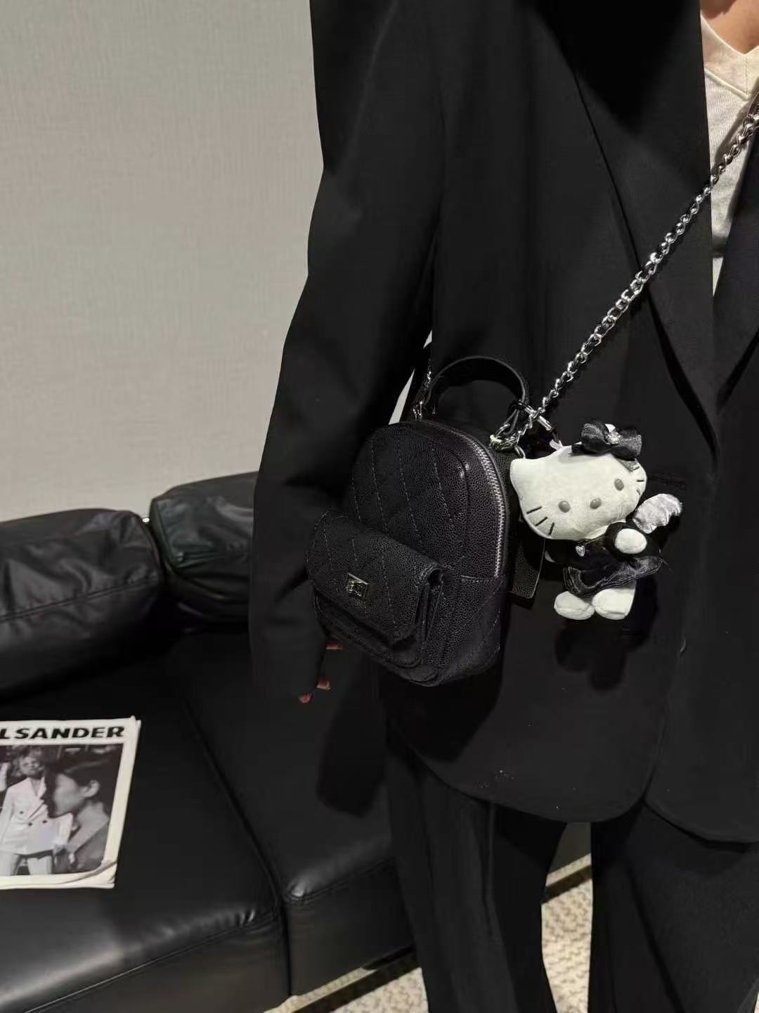 High-grade Caviar Rhombus Chain Mini Fashion Women's Shoulder Bag